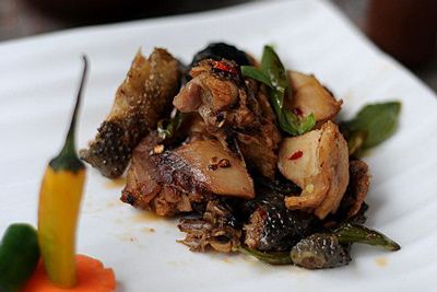 爆炒乌鸡图片桂林美食图片图片