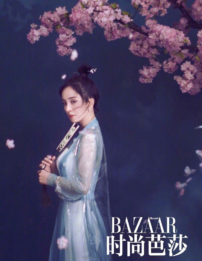 人气小花旦杨幂夏日复古风甜美写真桌面壁纸(二)图片