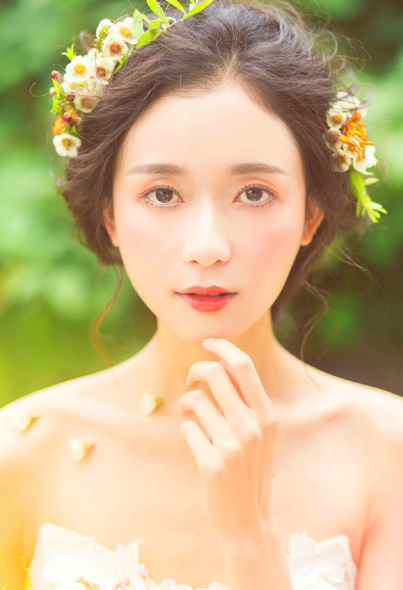 严屹宽杜若溪婚纱写真图片 明星夫妻温馨写真图片图片