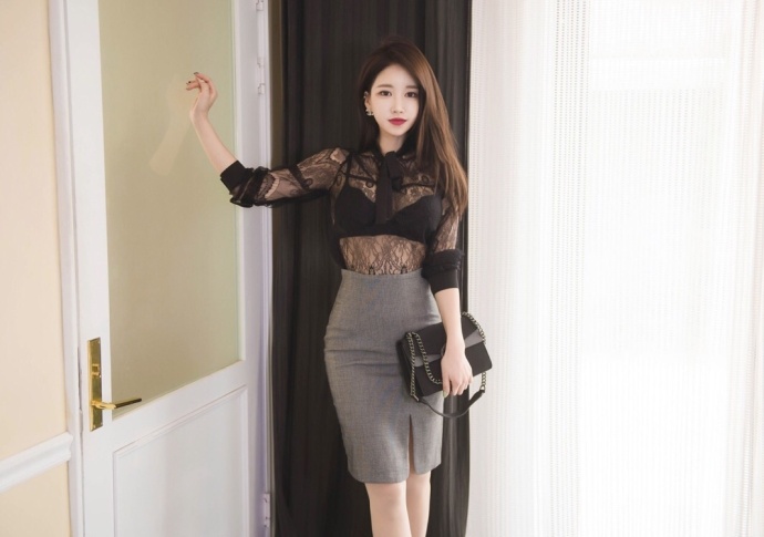 性感女星沈梦辰透视装诱惑性感图片