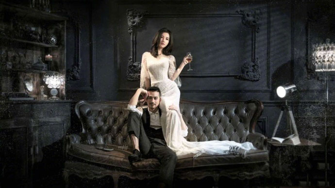 陈思成佟丽娅唯美婚纱照图片图片