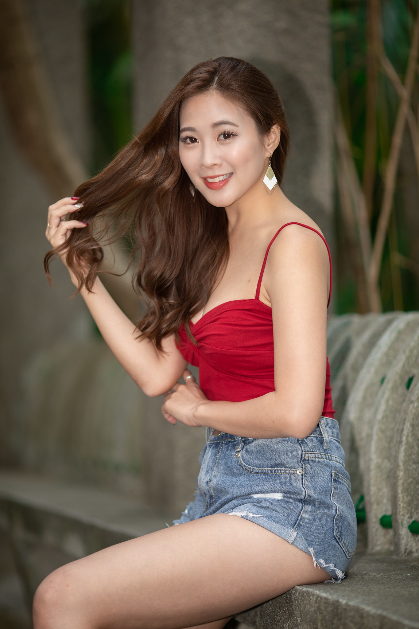 高清中国内地辽宁省沈阳女演员杜若溪时尚街拍图片桌面壁纸图片