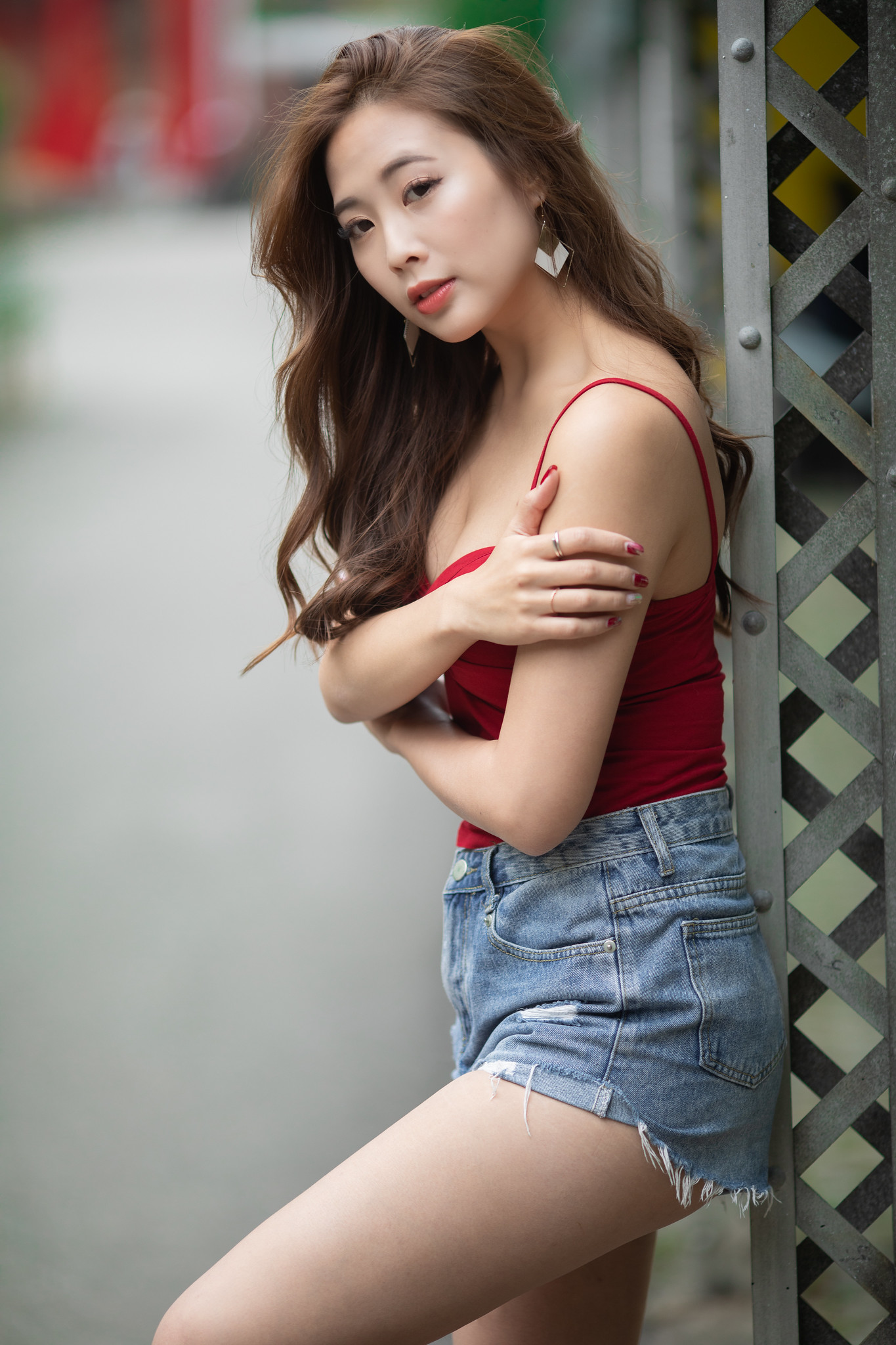 高清中国内地辽宁省沈阳女演员杜若溪时尚街拍图片桌面壁纸图片