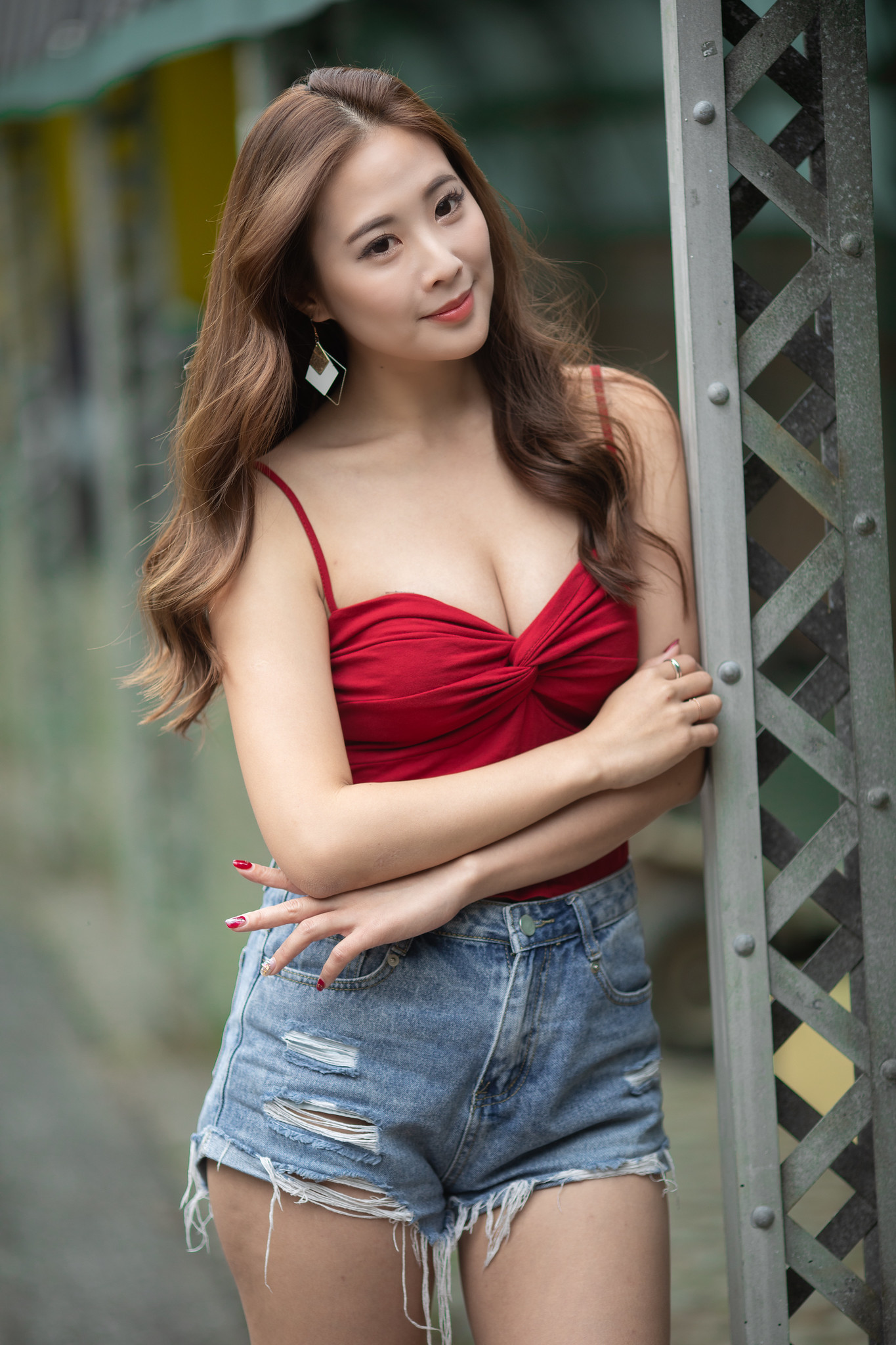高清中国内地辽宁省沈阳女演员杜若溪时尚街拍图片桌面壁纸图片
