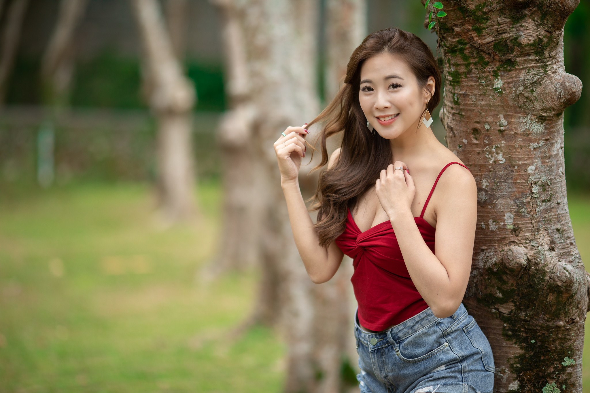 高清中国内地辽宁省沈阳女演员杜若溪时尚街拍图片桌面壁纸图片