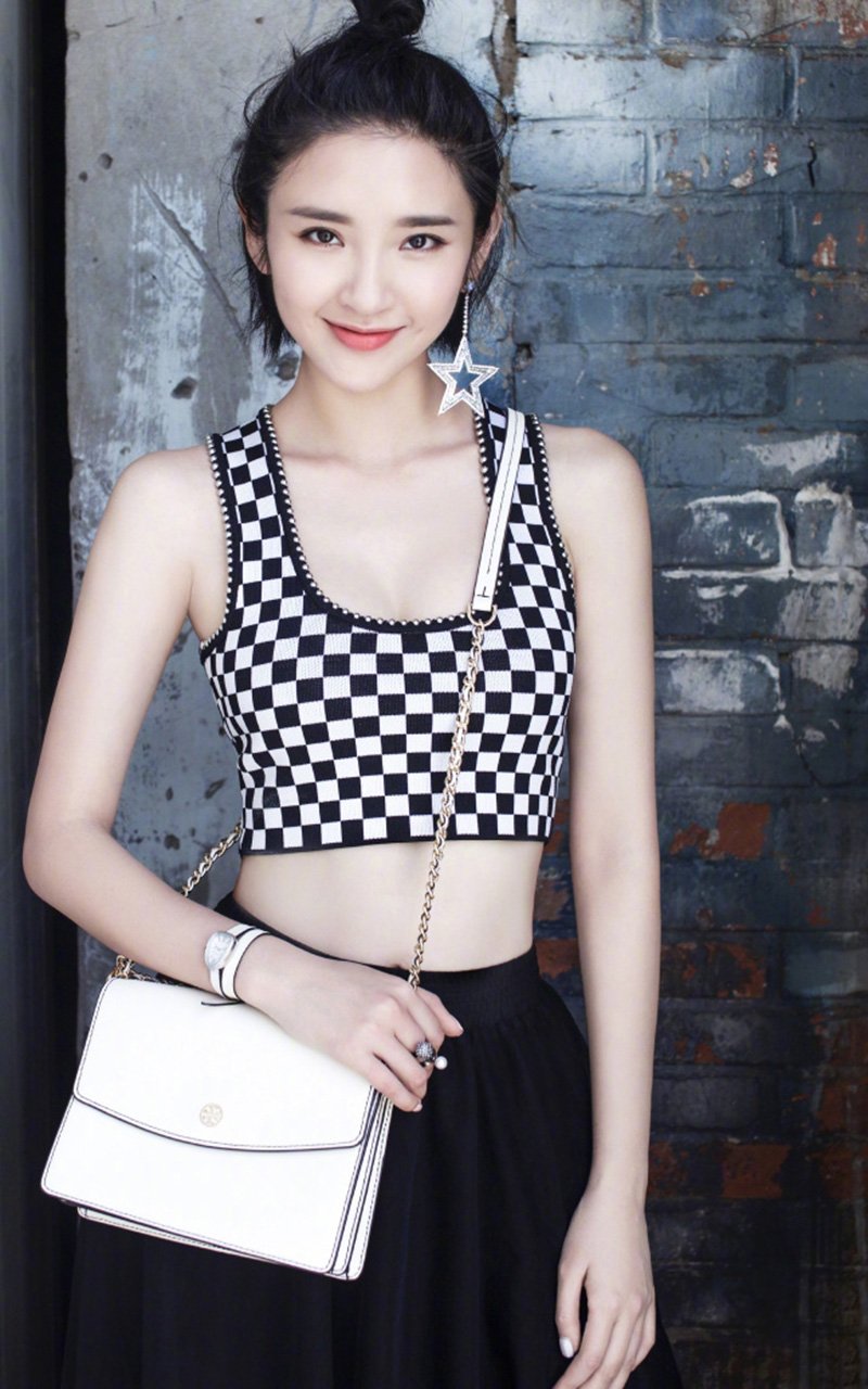 唐艺昕性感露脐装写真图片图片