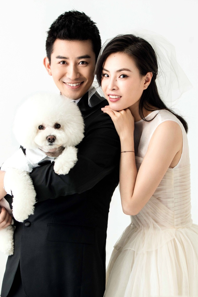 袁弘张歆艺婚纱照图片 浪漫纯真又甜蜜图片