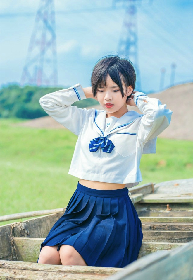 高清青春少女卡哇伊性感美少女清纯风cosplay艺术写真图片