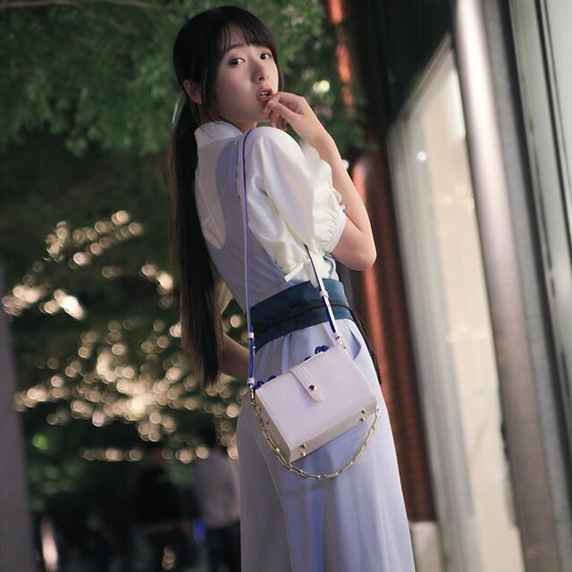 高清浙江省宁波美女徐娇唯美汉风服饰清新唯美写真图片