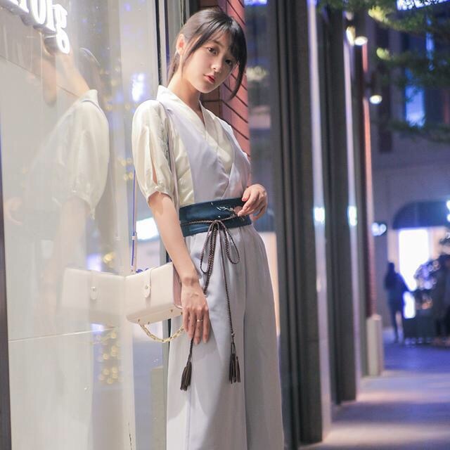 高清浙江省宁波美女徐娇唯美汉风服饰清新唯美写真图片