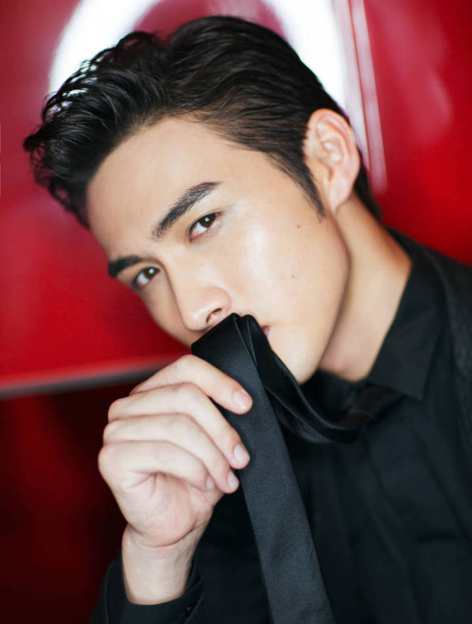 中国大陆江苏无锡男演员张彬彬阳光帅气写着图片图片