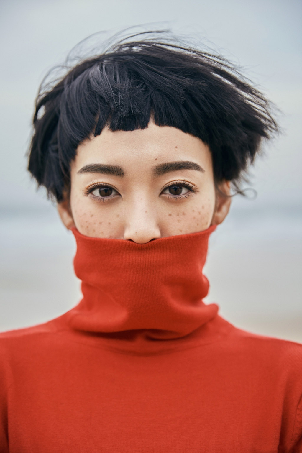 姚晨简约风时尚潮流街拍图片图片