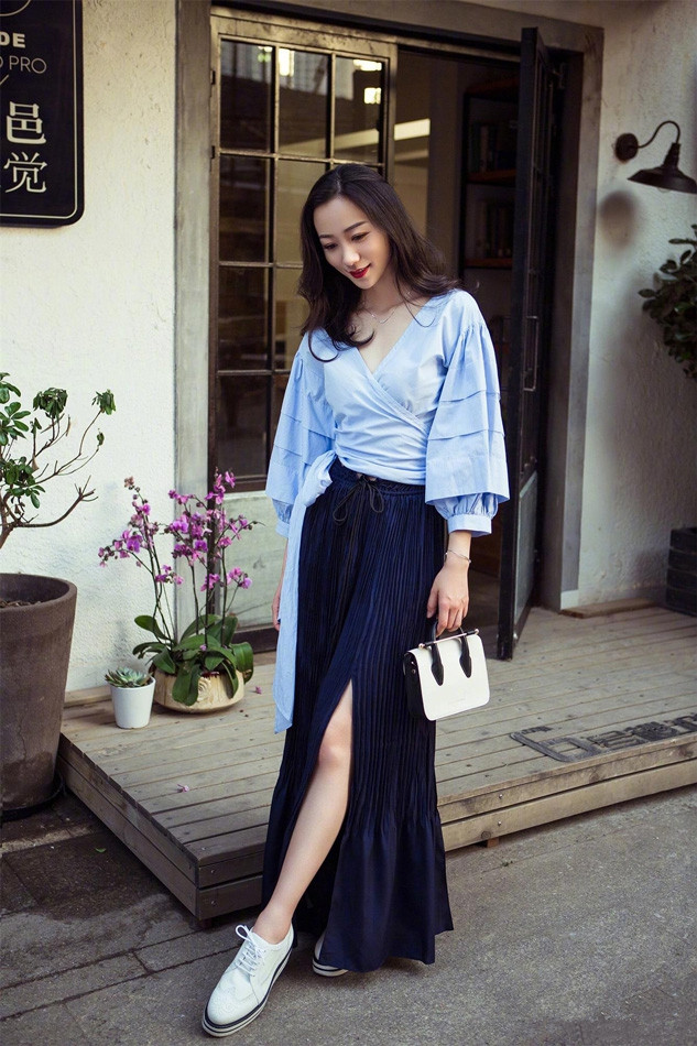 韩雪蕾丝一字肩透视礼服唯美图片图片