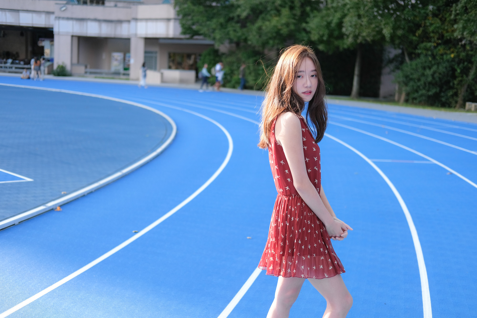 高清中国内地美女虞书欣彩色仙女礼服唯美写真图片图片