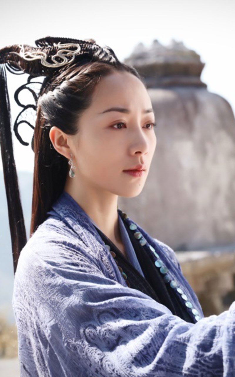 韩雪蕾丝一字肩透视礼服唯美图片图片