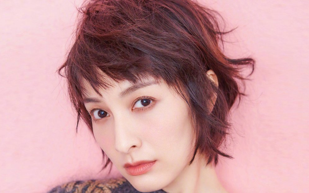 吴昕编织彩裙柔美写真图片图片
