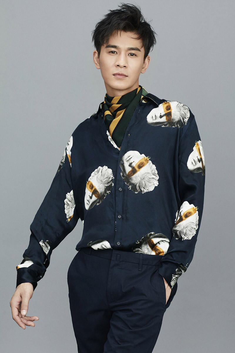 中国内地广西壮族自治区桂林影视男演员乔振宇暖男风秋季写真图片桌面壁纸图片