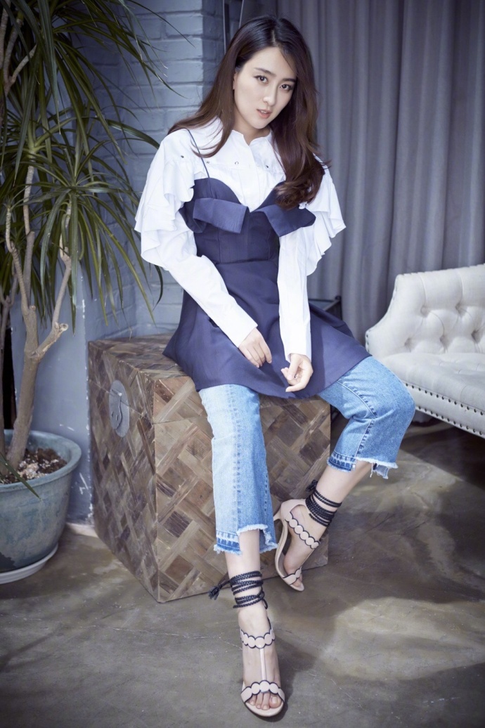 马苏《时尚cosmo》杂志写真图片