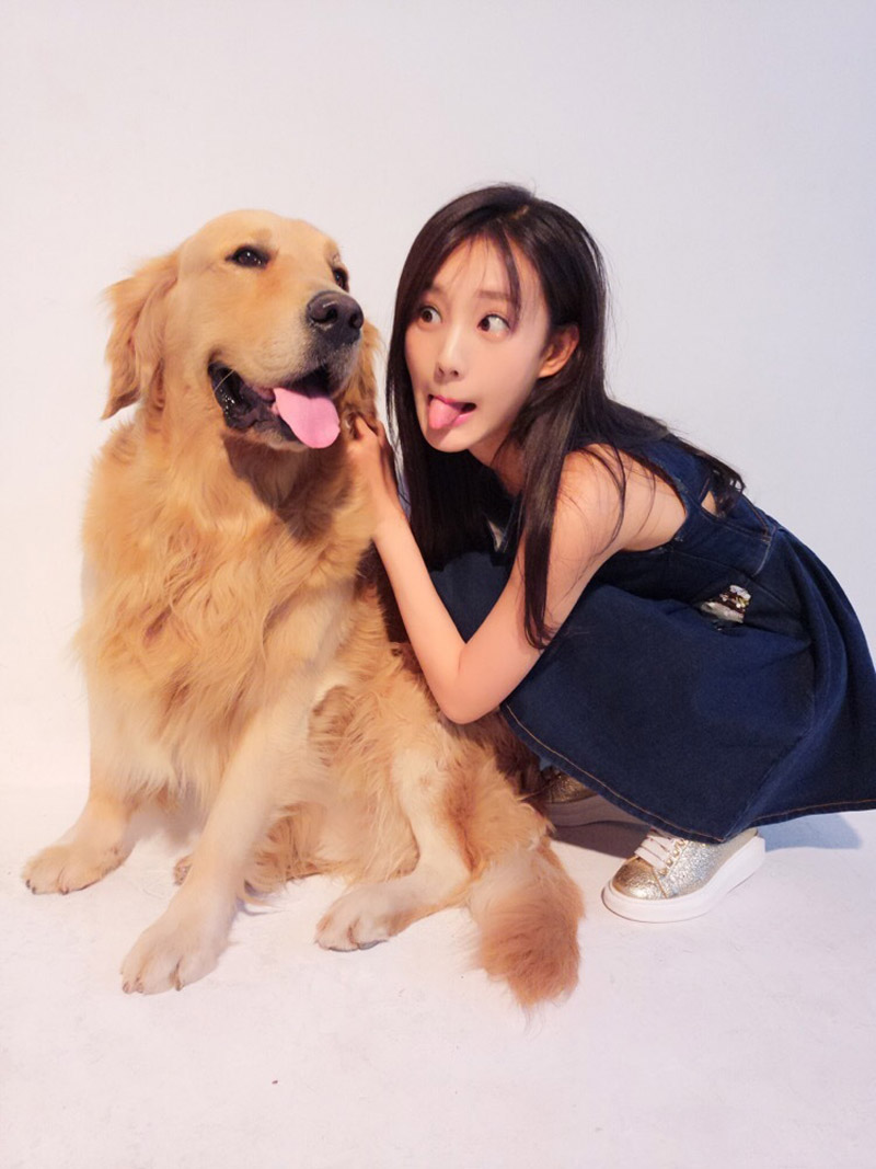 高清中国内地山东济南女演员李一桐Q清纯小公主白裙明星美女写真图片图片