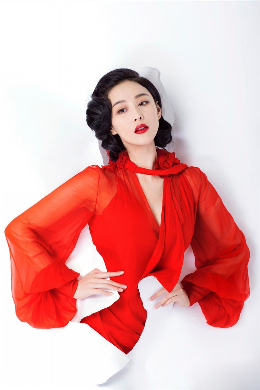 张馨予侠骨柔情古风写真图片图片