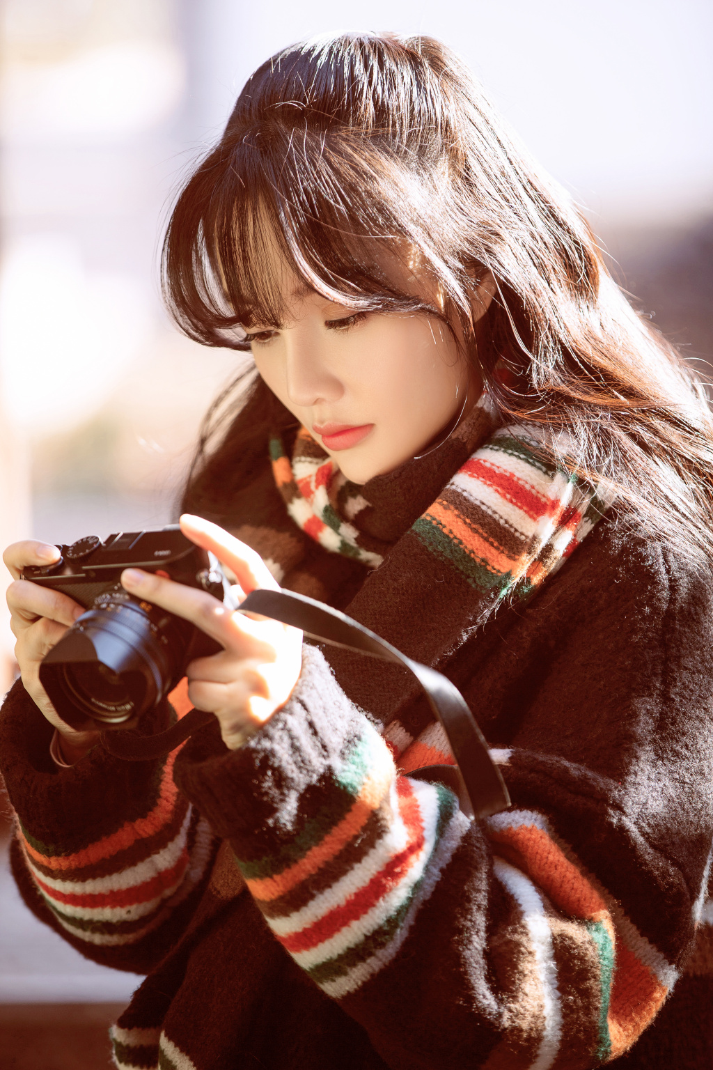 李小璐甜馨图片 李小璐甜馨温暖养眼写真图片