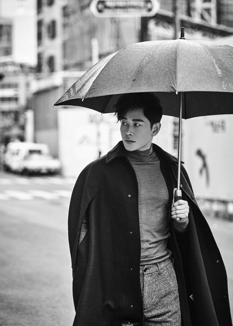 罗晋魅力型男冬日户外写真图片图片