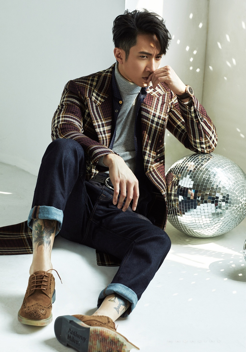 吴尊最新杂志魅力写真帅气图片图片
