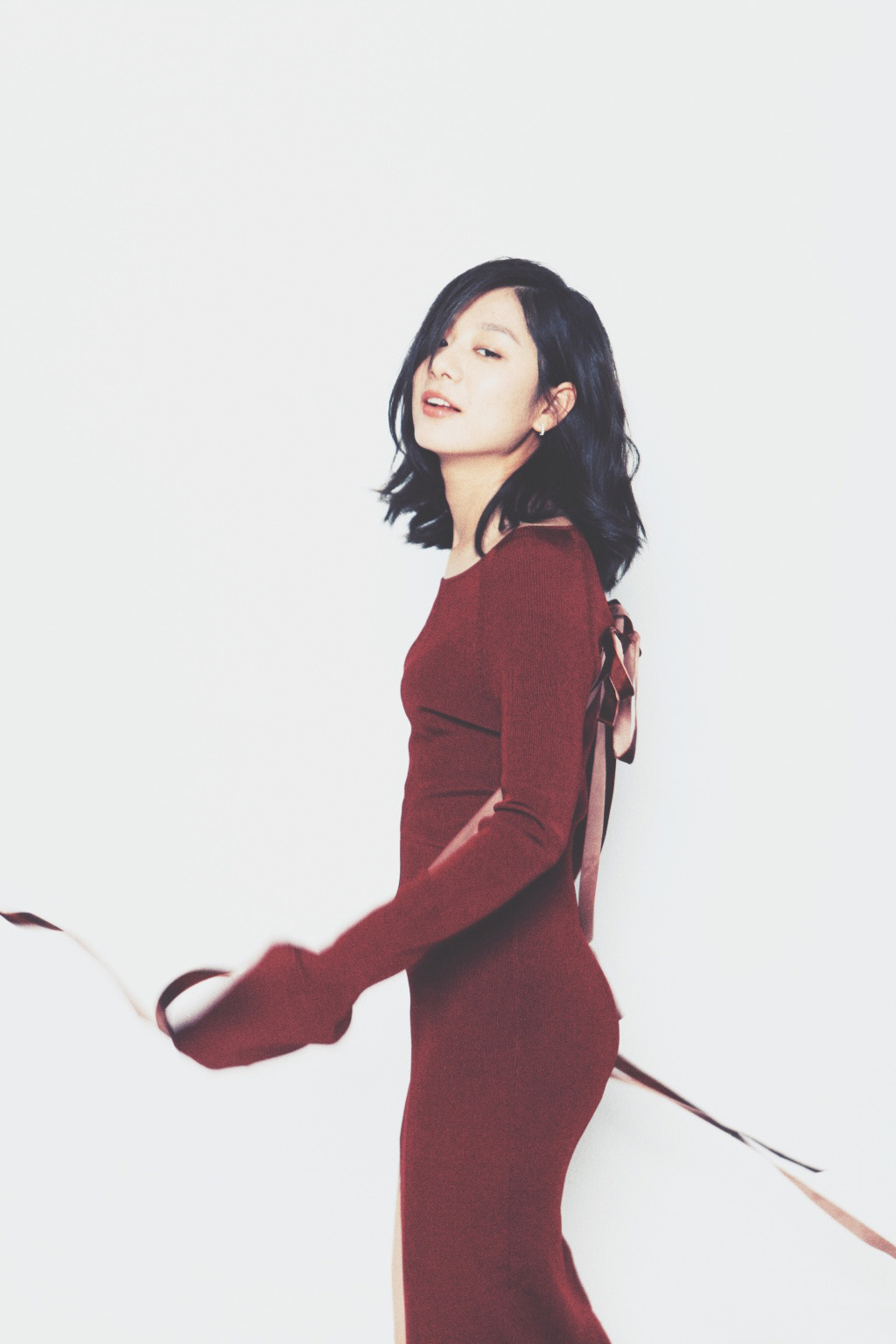 高清江苏省徐州美女王真儿开叉连衣裙优雅迷人高清图片图片