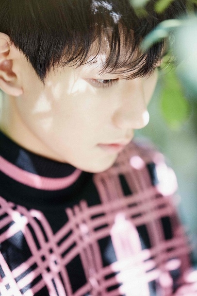 TFBOYS王源灰色格子装 TFBOYS图片王源图片图片
