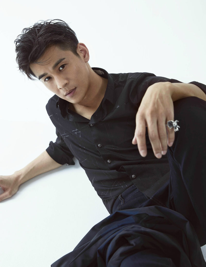 中国内地广西壮族自治区桂林影视男演员乔振宇暖男风秋季写真图片桌面壁纸图片