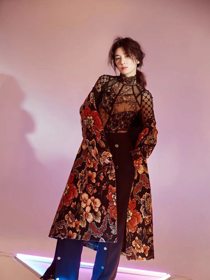 黄奕最新慵懒迷人秋日写真高清图片图片