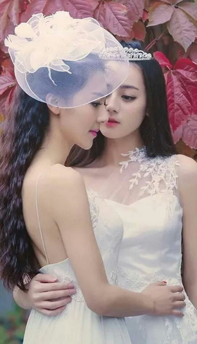 陈妍希唯美婚纱照性感摄影图片 让我们一起祝福爱情图片