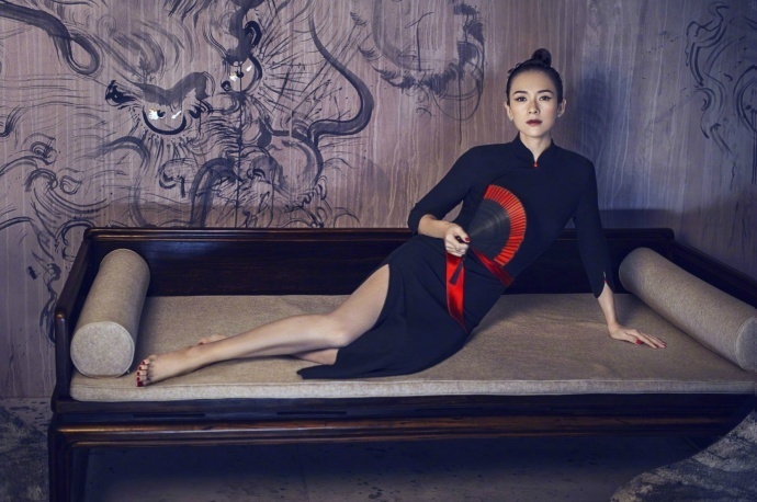 章子怡水墨中国风时尚杂志写真图片图片