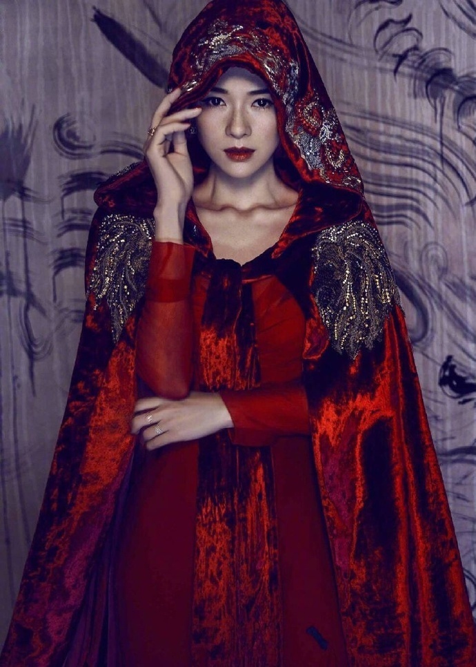 章子怡水墨中国风时尚杂志写真图片图片