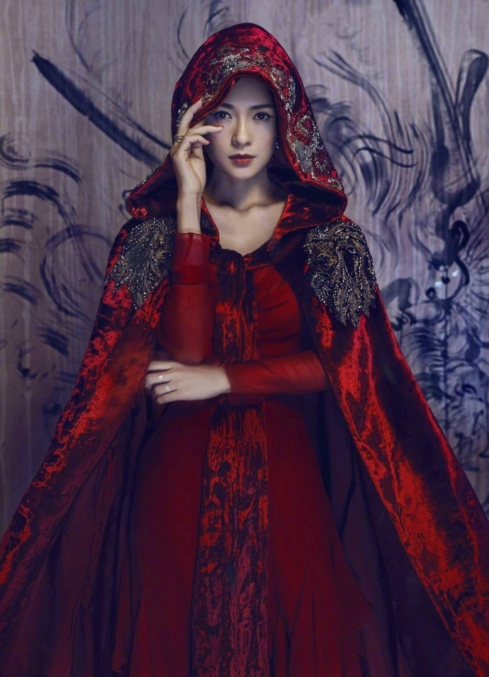 章子怡水墨中国风时尚杂志写真图片图片