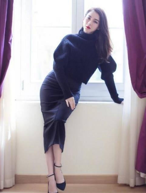 戚薇包臀裙性感迷人写真图片图片