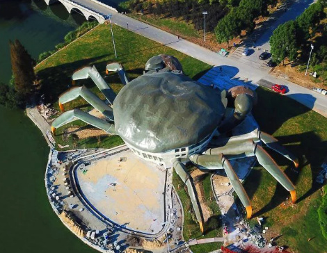 苏州特色建筑图片  苏州阳澄湖畔“超级大闸蟹”建筑图片图片