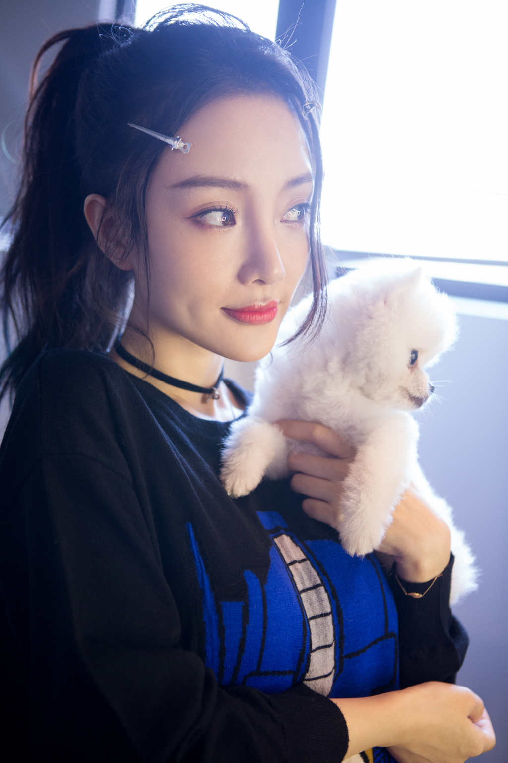 贾乃亮李小璐甜馨一家三口庆生写真大片图片