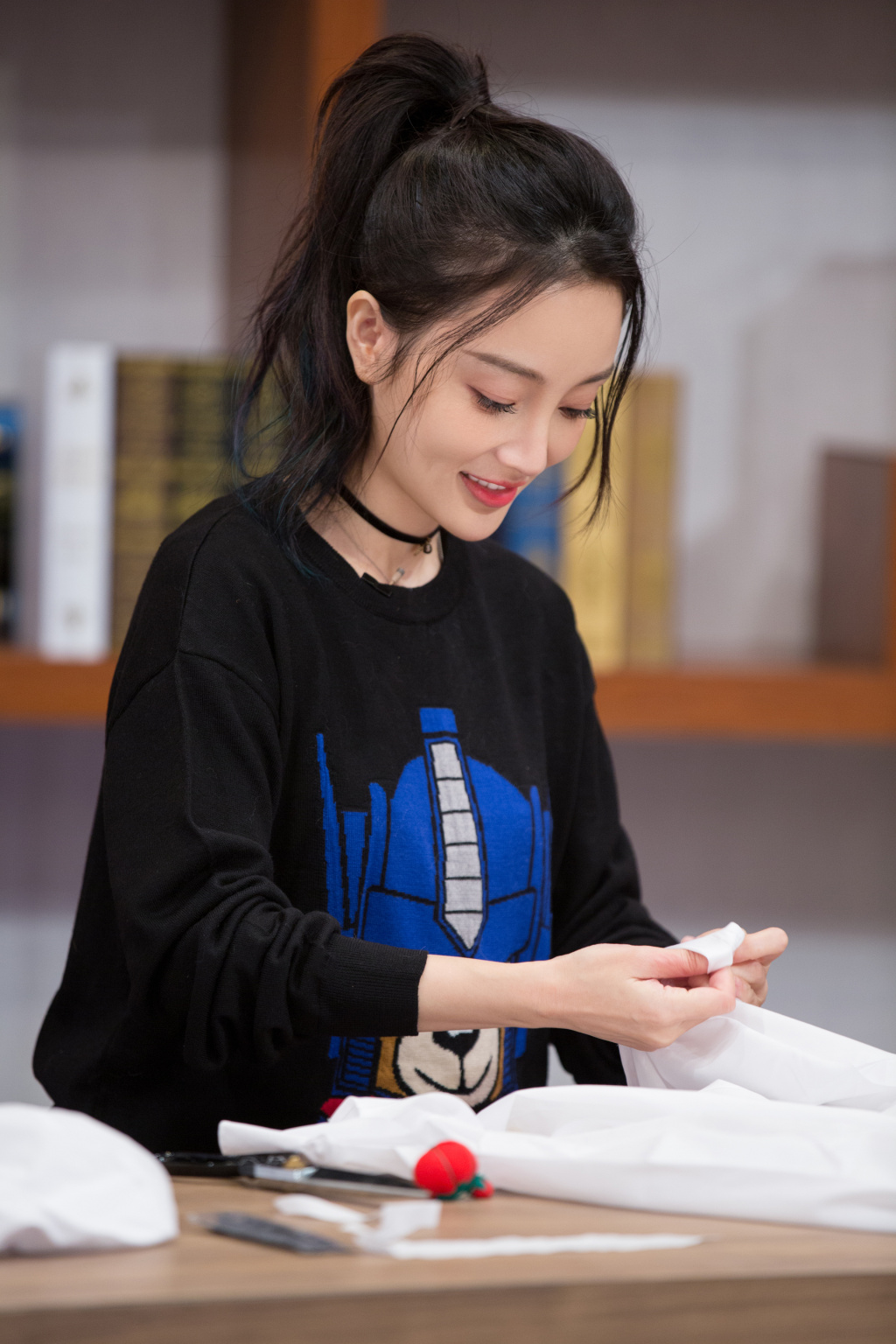 贾乃亮李小璐甜馨一家三口庆生写真大片图片