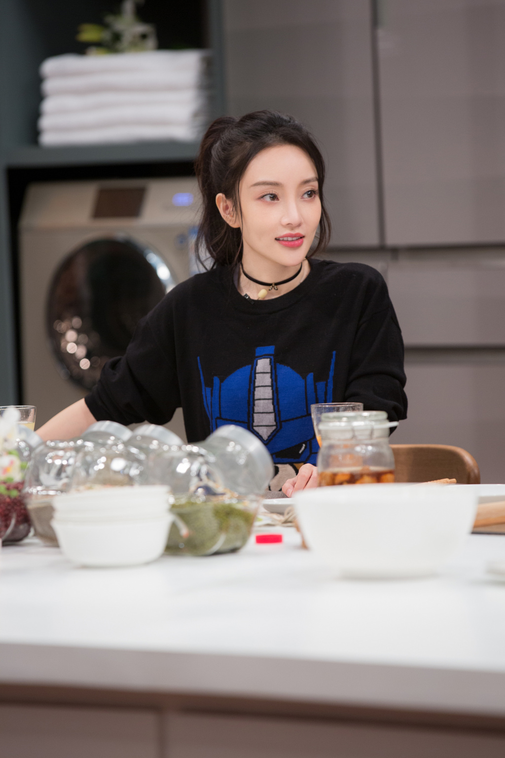 性感辣妈李小璐修长美腿活动现场照片图片