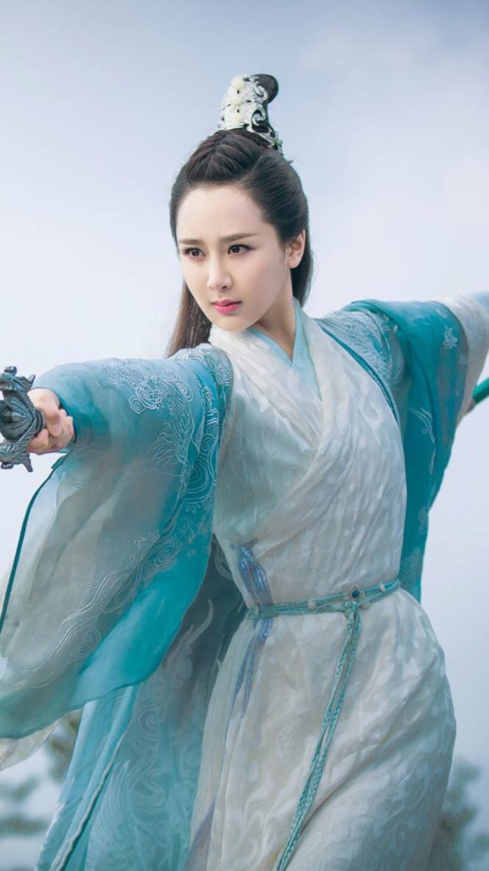 杨紫皮衣冷酷时尚写真图片图片