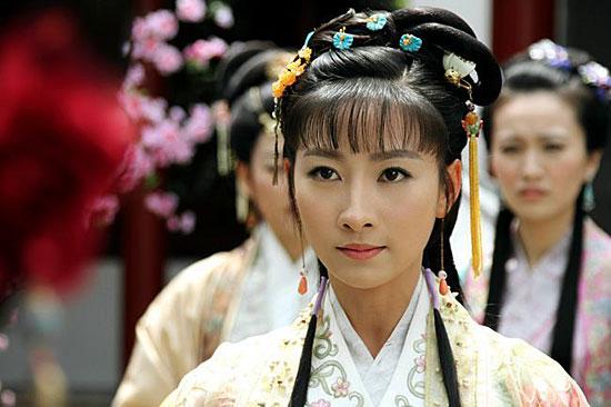 中国著名湖南省益阳女演员电视剧《黛玉传》陶昕然剧照高清图片图片