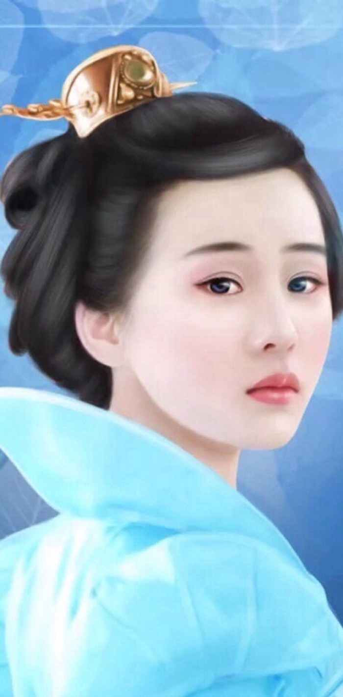 刘诗诗唯美古装手绘高清图片图片
