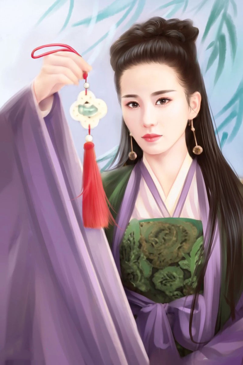 刘诗诗唯美古装手绘高清图片图片