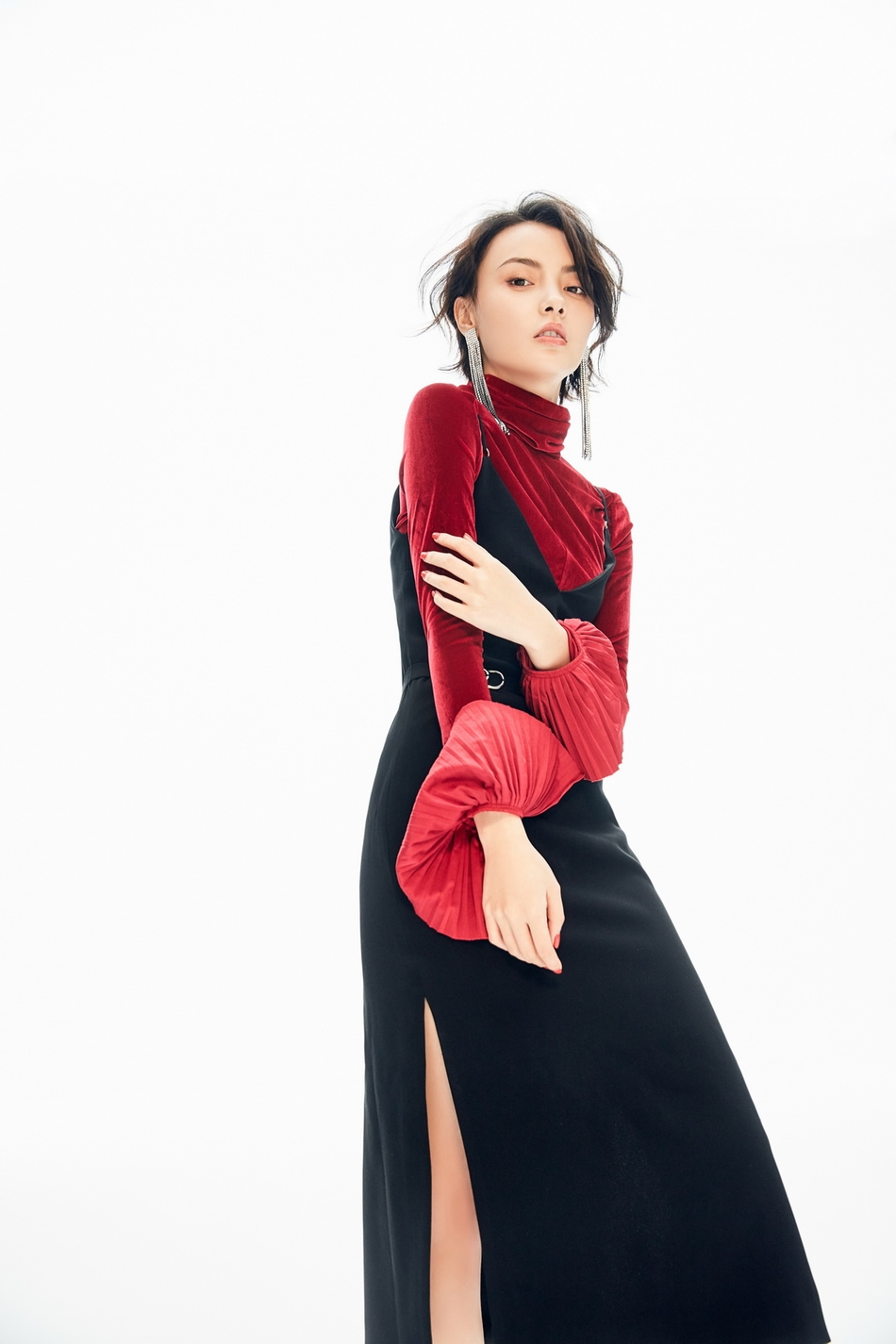 清北京性感美女赵宇彤黑白复古格调写真图片图片