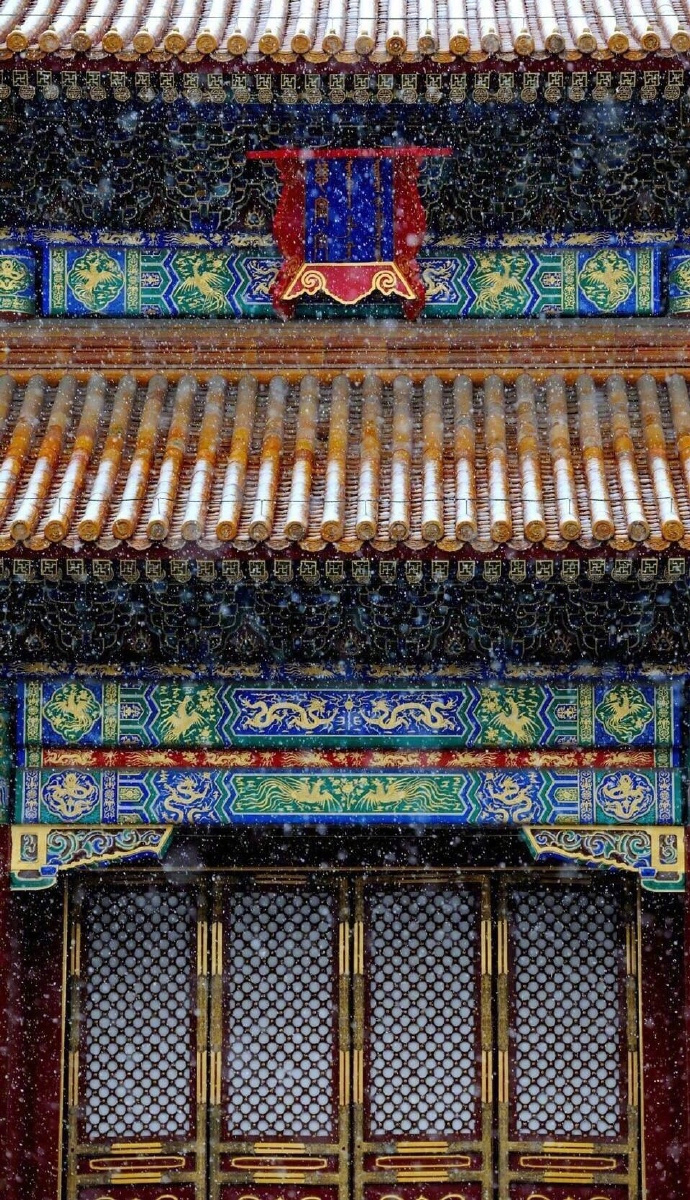 冬天雪景唯美手机壁纸图片图片