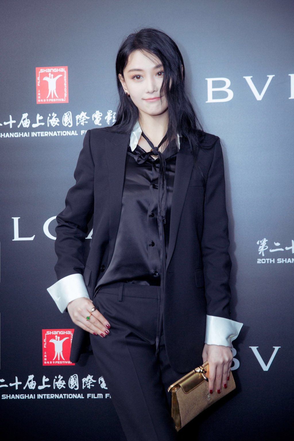 张馨予性感长裙礼服高清图片图片