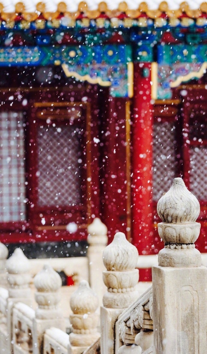 冬天雪景唯美手机壁纸图片图片