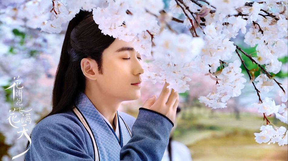 朱一龙《花谢花飞花满天》花无谢图片：翩翩佳公子图片