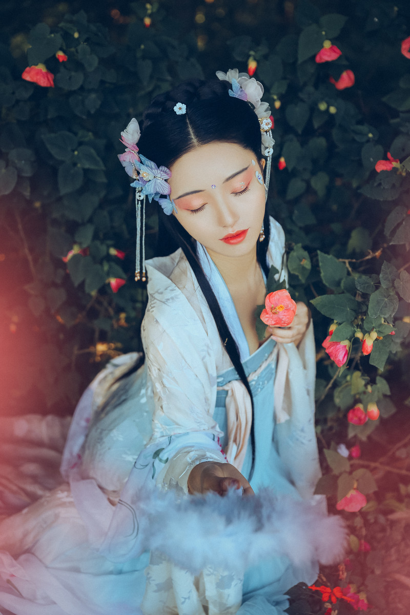 汉服美女图片
